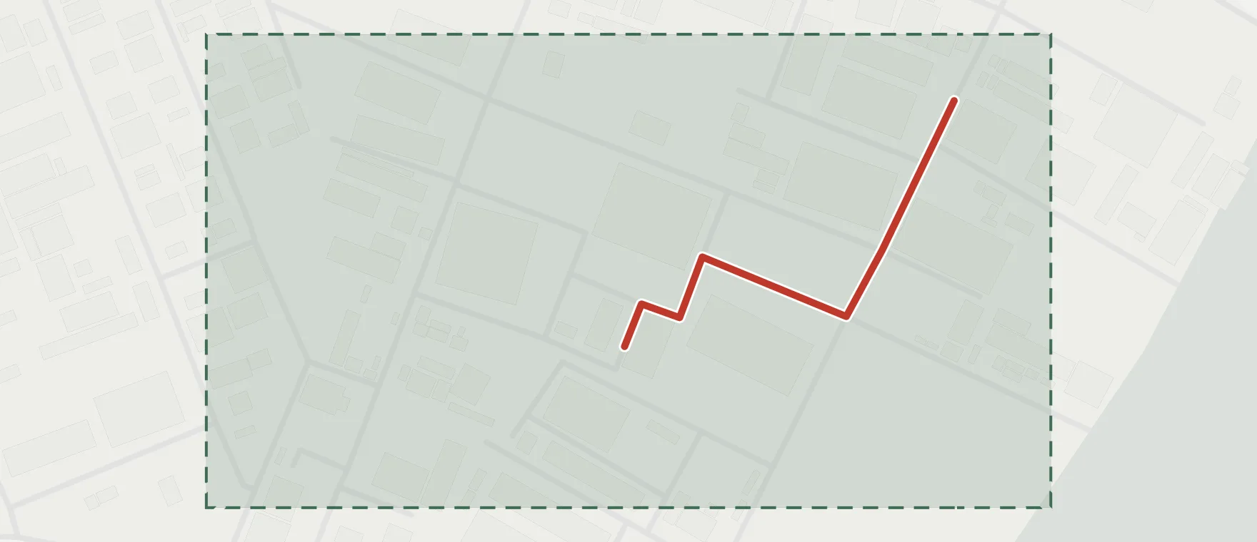 Street map of the North depot in Kukatpally, Telangana.